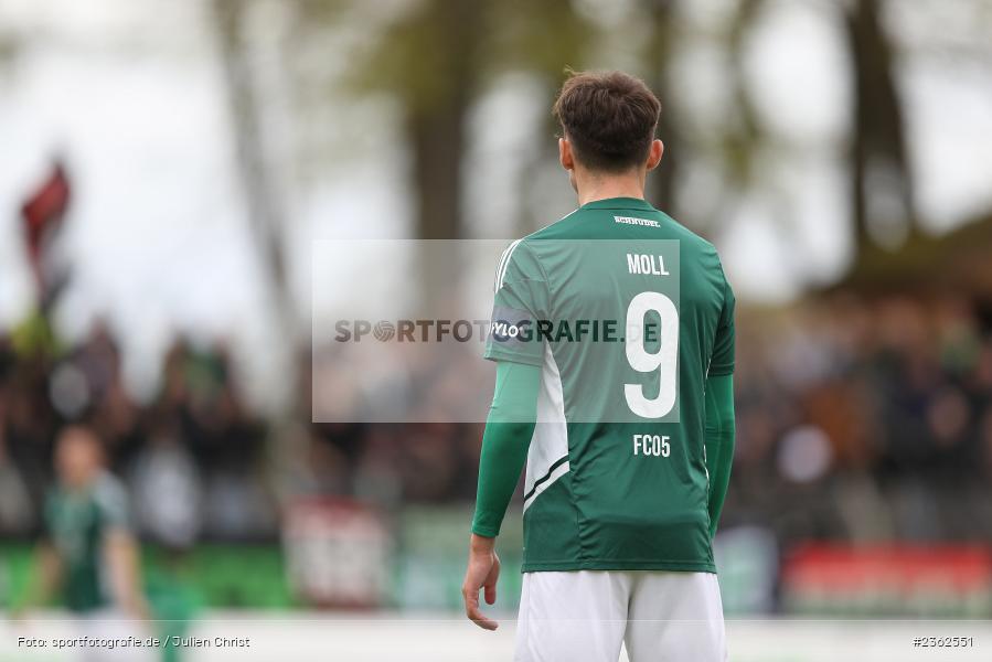 Pascal Moll, Sachs-Stadion, Schweinfurt, 29.04.2023, sport, action, Fussball, BFV, 34. Spieltag, Regionalliga Bayern, ANS, FCS, SpVgg Ansbach, 1. FC Schweinfurt - Bild-ID: 2362551