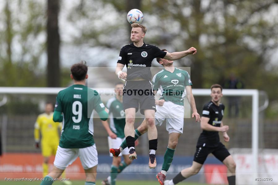 Niklas Seefried, Sachs-Stadion, Schweinfurt, 29.04.2023, sport, action, Fussball, BFV, 34. Spieltag, Regionalliga Bayern, ANS, FCS, SpVgg Ansbach, 1. FC Schweinfurt - Bild-ID: 2362590