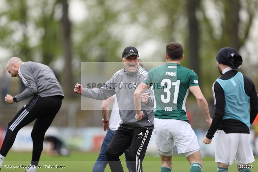 Norbert Kleider, Sachs-Stadion, Schweinfurt, 29.04.2023, sport, action, Fussball, BFV, 34. Spieltag, Regionalliga Bayern, ANS, FCS, SpVgg Ansbach, 1. FC Schweinfurt - Bild-ID: 2362610