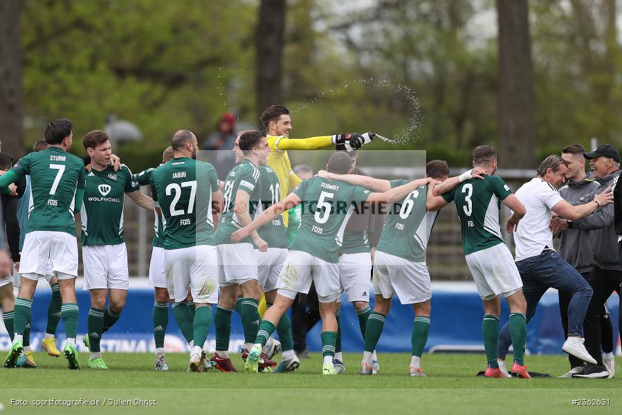 Sachs-Stadion, Schweinfurt, 29.04.2023, sport, action, Fussball, BFV, 34. Spieltag, Regionalliga Bayern, ANS, FCS, SpVgg Ansbach, 1. FC Schweinfurt - Bild-ID: 2362631