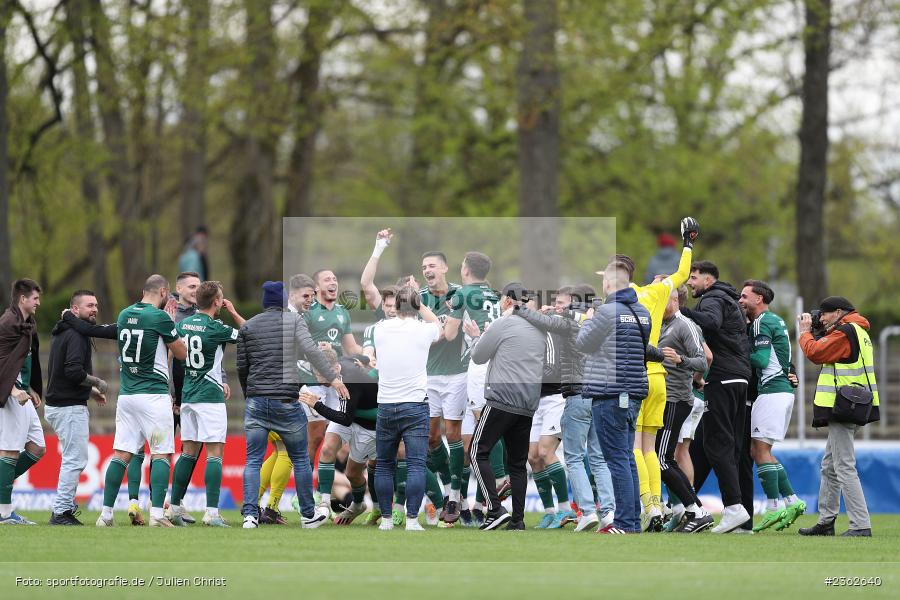 Sachs-Stadion, Schweinfurt, 29.04.2023, sport, action, Fussball, BFV, 34. Spieltag, Regionalliga Bayern, ANS, FCS, SpVgg Ansbach, 1. FC Schweinfurt - Bild-ID: 2362640