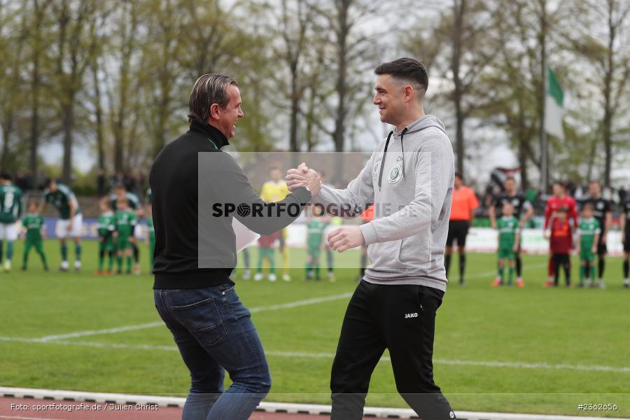 Marc Reitmaier, Sachs-Stadion, Schweinfurt, 29.04.2023, sport, action, Fussball, BFV, 34. Spieltag, Regionalliga Bayern, ANS, FCS, SpVgg Ansbach, 1. FC Schweinfurt - Bild-ID: 2362656