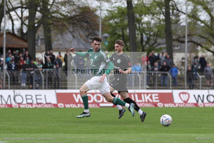 Pascal Moll, Sachs-Stadion, Schweinfurt, 29.04.2023, sport, action, Fussball, BFV, 34. Spieltag, Regionalliga Bayern, ANS, FCS, SpVgg Ansbach, 1. FC Schweinfurt - Bild-ID: 2362709