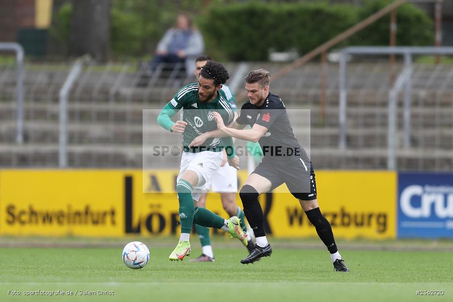 Malik Mc Lemore, Sachs-Stadion, Schweinfurt, 29.04.2023, sport, action, Fussball, BFV, 34. Spieltag, Regionalliga Bayern, ANS, FCS, SpVgg Ansbach, 1. FC Schweinfurt - Bild-ID: 2362720