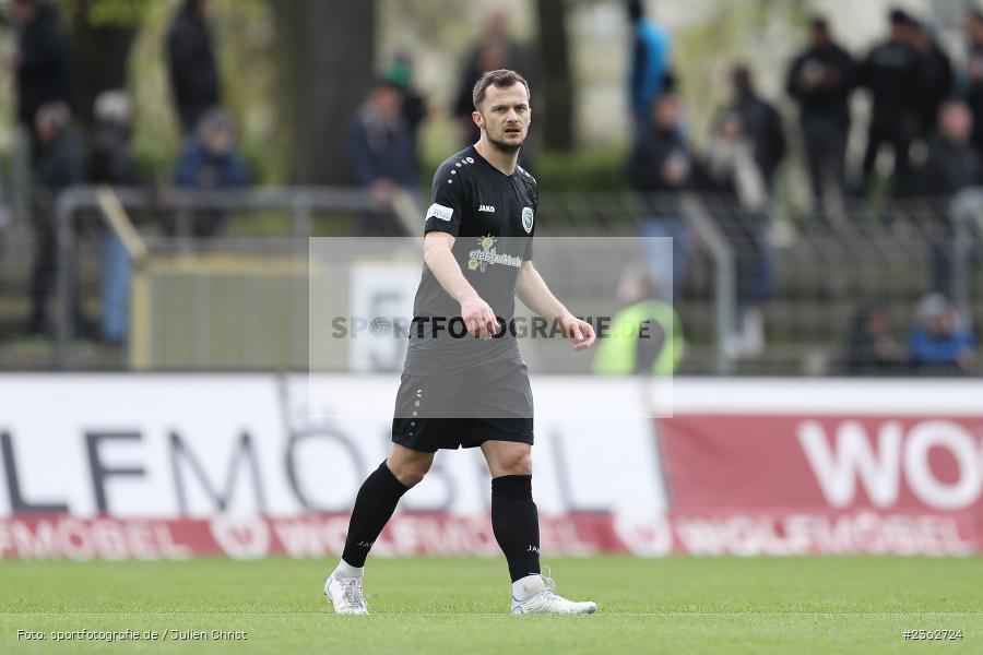 Eric Weeger, Sachs-Stadion, Schweinfurt, 29.04.2023, sport, action, Fussball, BFV, 34. Spieltag, Regionalliga Bayern, ANS, FCS, SpVgg Ansbach, 1. FC Schweinfurt - Bild-ID: 2362724 Eric Weeger, Sachs-Stadion, Schweinfurt, 29.04.2023, sport, action, Fussball, BFV, 34. Spieltag, Regionalliga Bayern, ANS, FCS, SpVgg Ansbach, 1. FC Schweinfurt - Bild-ID: 2362724