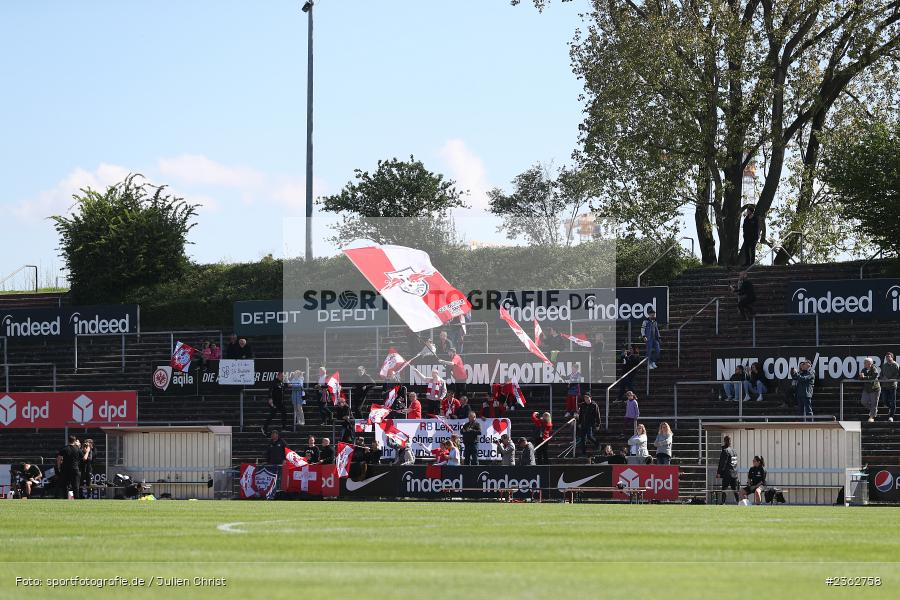 Riederwaldstadion, Frankfurt, 30.04.2023, sport, action, Fussball, DFB, 22. Spieltag, 2. Frauen-Bundesliga, RBL, SGE, RB Leipzig, Eintracht Frankfurt II - Bild-ID: 2362758 Riederwaldstadion, Frankfurt, 30.04.2023, sport, action, Fussball, DFB, 22. Spieltag, 2. Frauen-Bundesliga, RBL, SGE, RB Leipzig, Eintracht Frankfurt II - Bild-ID: 2362758