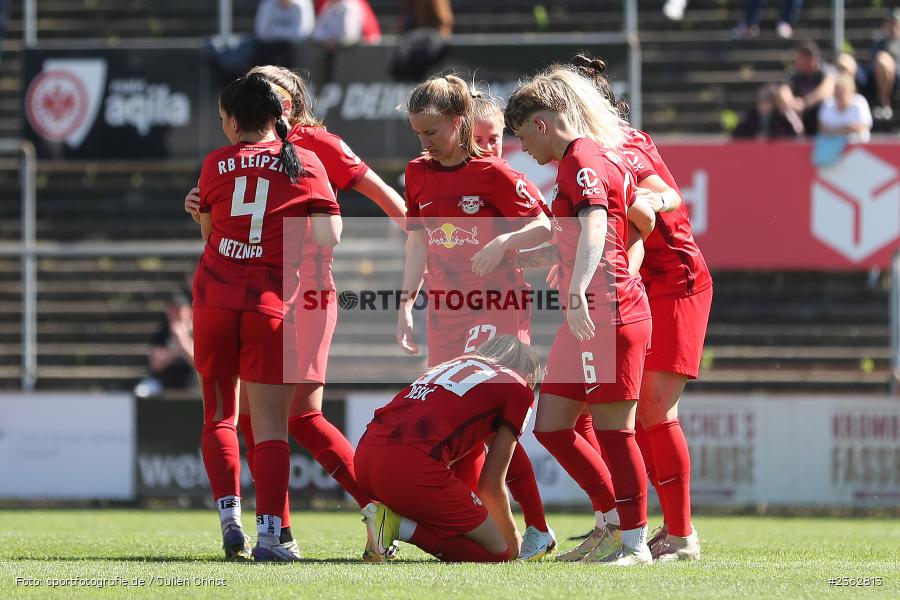 Medina Desic, Lea Mauly, Anika Metzner, Marlene Müller, Riederwaldstadion, Frankfurt, 30.04.2023, sport, action, Fussball, DFB, 22. Spieltag, 2. Frauen-Bundesliga, RBL, SGE, RB Leipzig, Eintracht Frankfurt II - Bild-ID: 2362813 Medina Desic, Lea Mauly, Anika Metzner, Marlene Müller, Riederwaldstadion, Frankfurt, 30.04.2023, sport, action, Fussball, DFB, 22. Spieltag, 2. Frauen-Bundesliga, RBL, SGE, RB Leipzig, Eintracht Frankfurt II - Bild-ID: 2362813