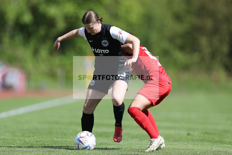 Karla Reuter, Riederwaldstadion, Frankfurt, 30.04.2023, sport, action, Fussball, DFB, 22. Spieltag, 2. Frauen-Bundesliga, RBL, SGE, RB Leipzig, Eintracht Frankfurt II - Bild-ID: 2362836 Karla Reuter, Riederwaldstadion, Frankfurt, 30.04.2023, sport, action, Fussball, DFB, 22. Spieltag, 2. Frauen-Bundesliga, RBL, SGE, RB Leipzig, Eintracht Frankfurt II - Bild-ID: 2362836