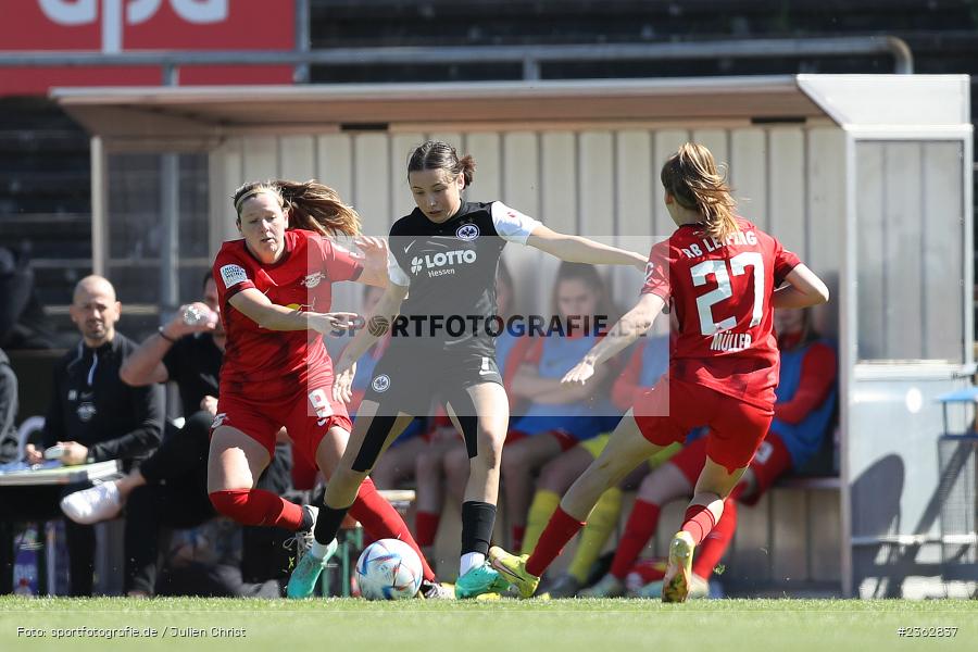 Loreen Bender, Riederwaldstadion, Frankfurt, 30.04.2023, sport, action, Fussball, DFB, 22. Spieltag, 2. Frauen-Bundesliga, RBL, SGE, RB Leipzig, Eintracht Frankfurt II - Bild-ID: 2362837 Loreen Bender, Riederwaldstadion, Frankfurt, 30.04.2023, sport, action, Fussball, DFB, 22. Spieltag, 2. Frauen-Bundesliga, RBL, SGE, RB Leipzig, Eintracht Frankfurt II - Bild-ID: 2362837