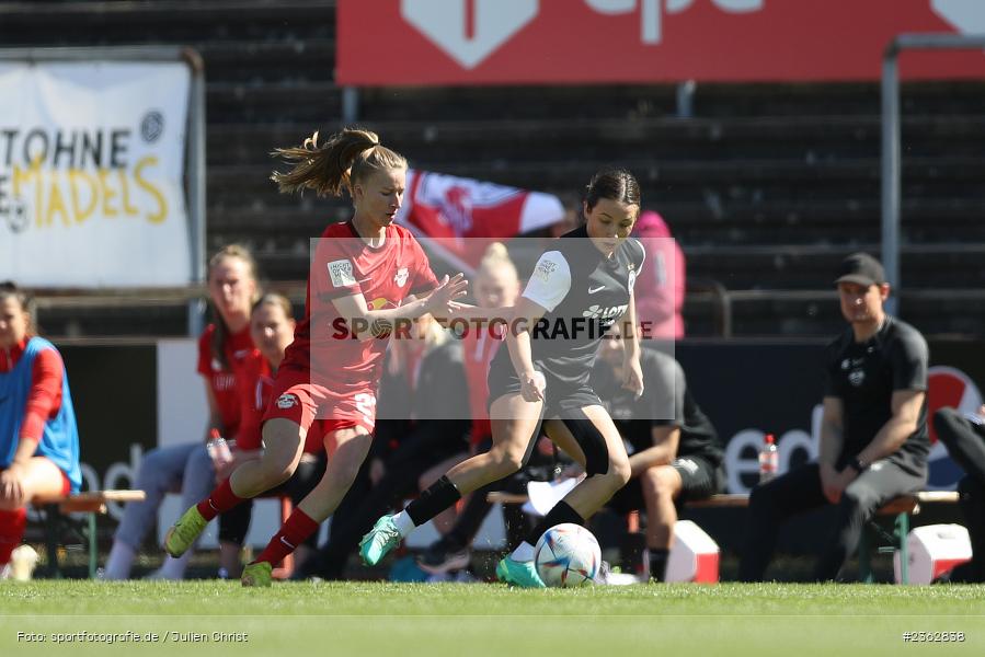 Loreen Bender, Riederwaldstadion, Frankfurt, 30.04.2023, sport, action, Fussball, DFB, 22. Spieltag, 2. Frauen-Bundesliga, RBL, SGE, RB Leipzig, Eintracht Frankfurt II - Bild-ID: 2362838 Loreen Bender, Riederwaldstadion, Frankfurt, 30.04.2023, sport, action, Fussball, DFB, 22. Spieltag, 2. Frauen-Bundesliga, RBL, SGE, RB Leipzig, Eintracht Frankfurt II - Bild-ID: 2362838