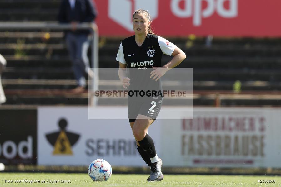 Franziska Sinclair, Riederwaldstadion, Frankfurt, 30.04.2023, sport, action, Fussball, DFB, 22. Spieltag, 2. Frauen-Bundesliga, RBL, SGE, RB Leipzig, Eintracht Frankfurt II - Bild-ID: 2362868 Franziska Sinclair, Riederwaldstadion, Frankfurt, 30.04.2023, sport, action, Fussball, DFB, 22. Spieltag, 2. Frauen-Bundesliga, RBL, SGE, RB Leipzig, Eintracht Frankfurt II - Bild-ID: 2362868