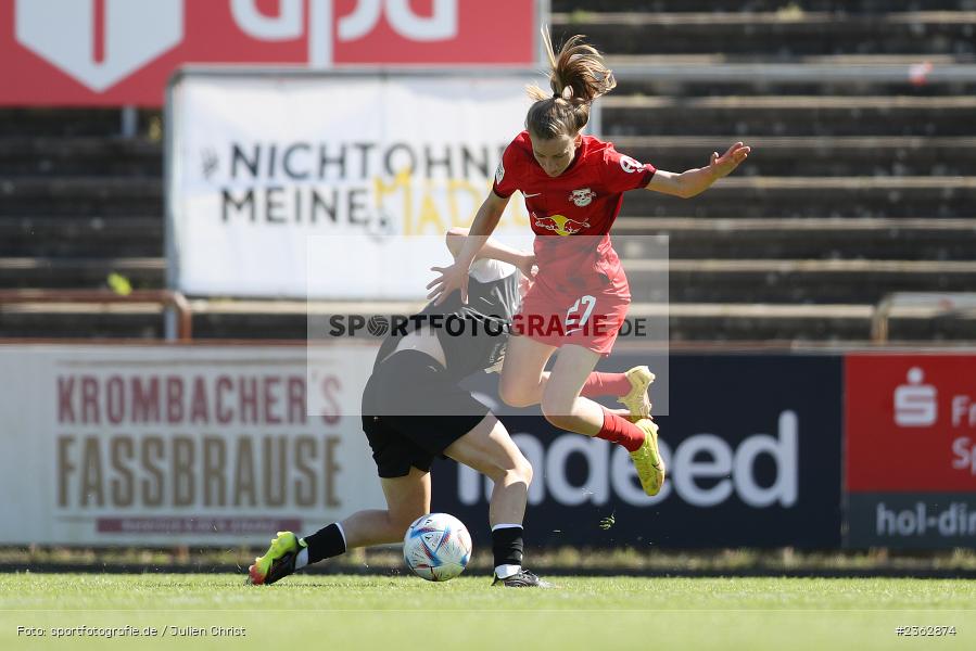 Marlene Müller, Riederwaldstadion, Frankfurt, 30.04.2023, sport, action, Fussball, DFB, 22. Spieltag, 2. Frauen-Bundesliga, RBL, SGE, RB Leipzig, Eintracht Frankfurt II - Bild-ID: 2362874 Marlene Müller, Riederwaldstadion, Frankfurt, 30.04.2023, sport, action, Fussball, DFB, 22. Spieltag, 2. Frauen-Bundesliga, RBL, SGE, RB Leipzig, Eintracht Frankfurt II - Bild-ID: 2362874