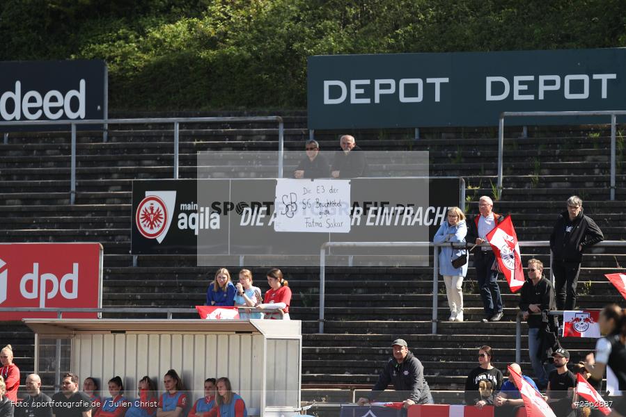 Riederwaldstadion, Frankfurt, 30.04.2023, sport, action, Fussball, DFB, 22. Spieltag, 2. Frauen-Bundesliga, RBL, SGE, RB Leipzig, Eintracht Frankfurt II - Bild-ID: 2362887 Riederwaldstadion, Frankfurt, 30.04.2023, sport, action, Fussball, DFB, 22. Spieltag, 2. Frauen-Bundesliga, RBL, SGE, RB Leipzig, Eintracht Frankfurt II - Bild-ID: 2362887