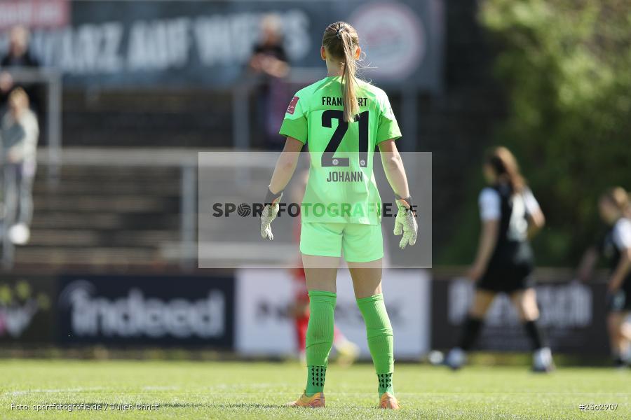 Hannah Johann, Riederwaldstadion, Frankfurt, 30.04.2023, sport, action, Fussball, DFB, 22. Spieltag, 2. Frauen-Bundesliga, RBL, SGE, RB Leipzig, Eintracht Frankfurt II - Bild-ID: 2362907 Hannah Johann, Riederwaldstadion, Frankfurt, 30.04.2023, sport, action, Fussball, DFB, 22. Spieltag, 2. Frauen-Bundesliga, RBL, SGE, RB Leipzig, Eintracht Frankfurt II - Bild-ID: 2362907