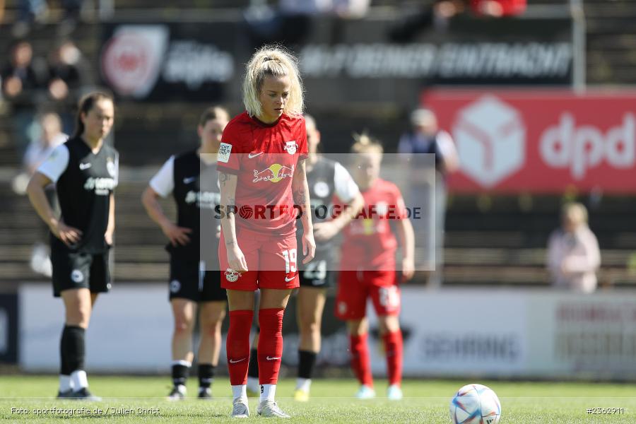 Jenny Hipp, Riederwaldstadion, Frankfurt, 30.04.2023, sport, action, Fussball, DFB, 22. Spieltag, 2. Frauen-Bundesliga, RBL, SGE, RB Leipzig, Eintracht Frankfurt II - Bild-ID: 2362911 Jenny Hipp, Riederwaldstadion, Frankfurt, 30.04.2023, sport, action, Fussball, DFB, 22. Spieltag, 2. Frauen-Bundesliga, RBL, SGE, RB Leipzig, Eintracht Frankfurt II - Bild-ID: 2362911
