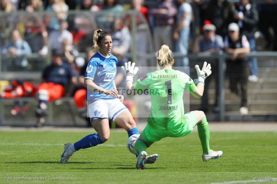 Chantal Hagel, Stadion am Brentanobad, Frankfurt, 30.04.2023, sport, action, Fussball, DFB, 18. Spieltag, FLYERALARM Frauen-Bundesliga, TSG, SGE, TSG Hoffenheim, Eintracht Frankfurt - Bild-ID: 2362980 Chantal Hagel, Stadion am Brentanobad, Frankfurt, 30.04.2023, sport, action, Fussball, DFB, 18. Spieltag, FLYERALARM Frauen-Bundesliga, TSG, SGE, TSG Hoffenheim, Eintracht Frankfurt - Bild-ID: 2362980
