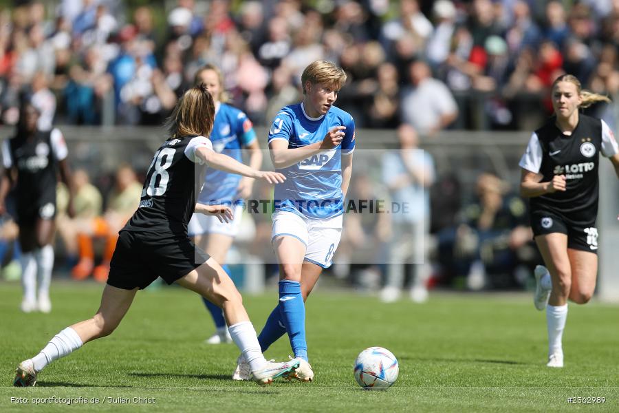 Paulina Krumbiegel, Stadion am Brentanobad, Frankfurt, 30.04.2023, sport, action, Fussball, DFB, 18. Spieltag, FLYERALARM Frauen-Bundesliga, TSG, SGE, TSG Hoffenheim, Eintracht Frankfurt - Bild-ID: 2362989