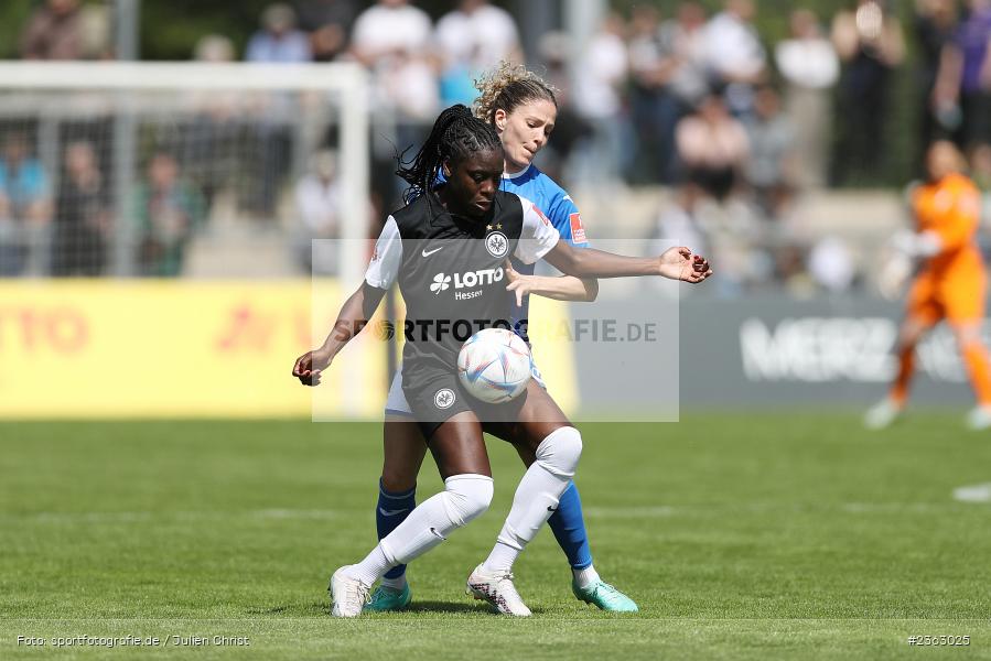 Nicole Anyomi, Stadion am Brentanobad, Frankfurt, 30.04.2023, sport, action, Fussball, DFB, 18. Spieltag, FLYERALARM Frauen-Bundesliga, TSG, SGE, TSG Hoffenheim, Eintracht Frankfurt - Bild-ID: 2363025 Nicole Anyomi, Stadion am Brentanobad, Frankfurt, 30.04.2023, sport, action, Fussball, DFB, 18. Spieltag, FLYERALARM Frauen-Bundesliga, TSG, SGE, TSG Hoffenheim, Eintracht Frankfurt - Bild-ID: 2363025