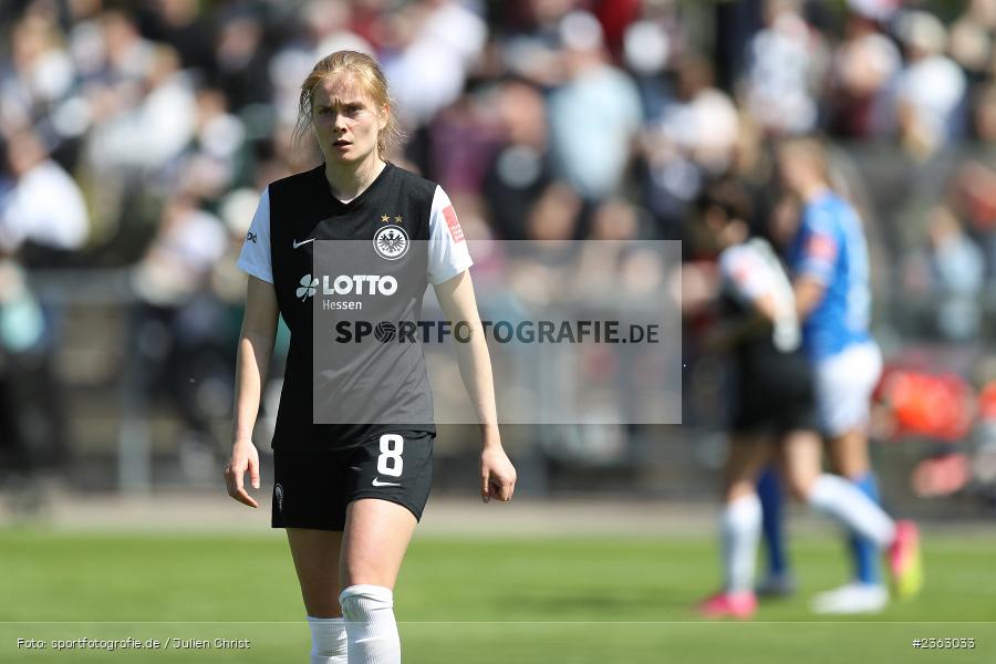 Sjoeke Nüsken, Stadion am Brentanobad, Frankfurt, 30.04.2023, sport, action, Fussball, DFB, 18. Spieltag, FLYERALARM Frauen-Bundesliga, TSG, SGE, TSG Hoffenheim, Eintracht Frankfurt - Bild-ID: 2363033