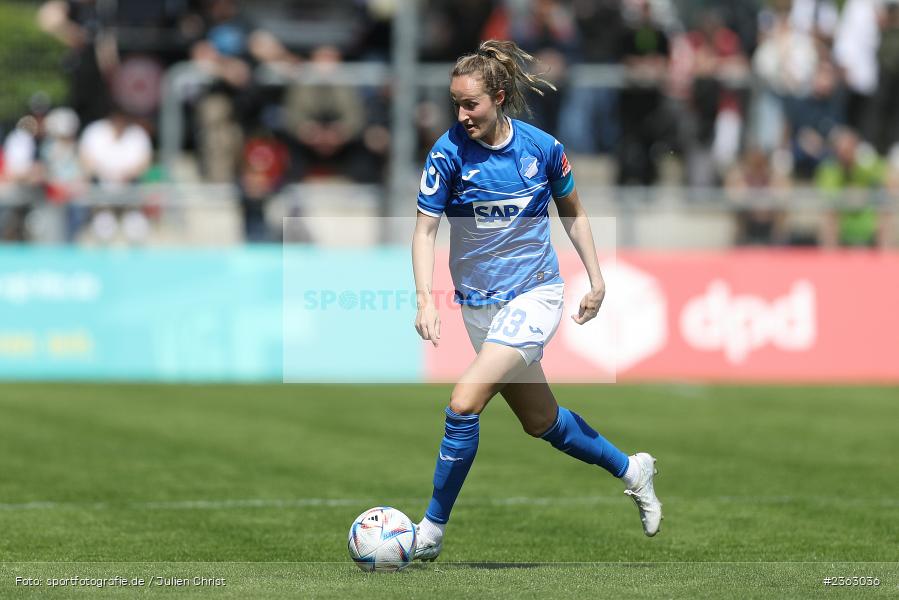 Fabienne Dongus, Stadion am Brentanobad, Frankfurt, 30.04.2023, sport, action, Fussball, DFB, 18. Spieltag, FLYERALARM Frauen-Bundesliga, TSG, SGE, TSG Hoffenheim, Eintracht Frankfurt - Bild-ID: 2363036 Fabienne Dongus, Stadion am Brentanobad, Frankfurt, 30.04.2023, sport, action, Fussball, DFB, 18. Spieltag, FLYERALARM Frauen-Bundesliga, TSG, SGE, TSG Hoffenheim, Eintracht Frankfurt - Bild-ID: 2363036