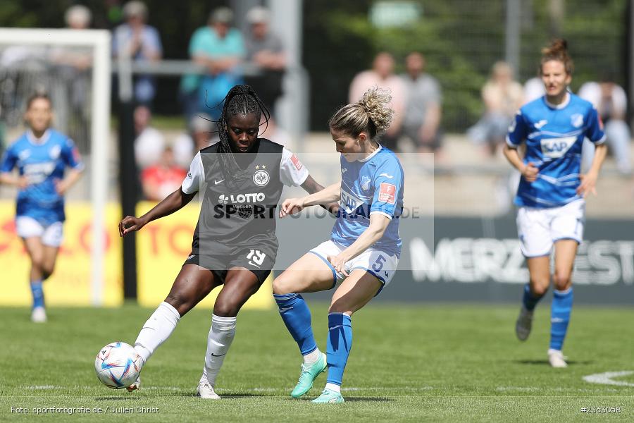 Nicole Anyomi, Stadion am Brentanobad, Frankfurt, 30.04.2023, sport, action, Fussball, DFB, 18. Spieltag, FLYERALARM Frauen-Bundesliga, TSG, SGE, TSG Hoffenheim, Eintracht Frankfurt - Bild-ID: 2363058 Nicole Anyomi, Stadion am Brentanobad, Frankfurt, 30.04.2023, sport, action, Fussball, DFB, 18. Spieltag, FLYERALARM Frauen-Bundesliga, TSG, SGE, TSG Hoffenheim, Eintracht Frankfurt - Bild-ID: 2363058