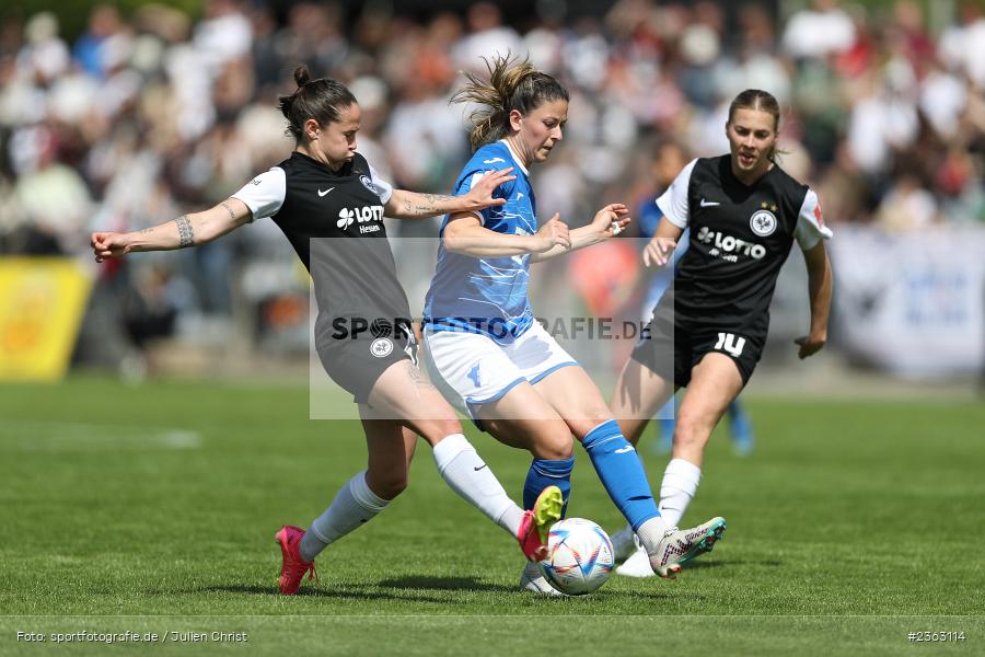 Chantal Hagel, Stadion am Brentanobad, Frankfurt, 30.04.2023, sport, action, Fussball, DFB, 18. Spieltag, FLYERALARM Frauen-Bundesliga, TSG, SGE, TSG Hoffenheim, Eintracht Frankfurt - Bild-ID: 2363114