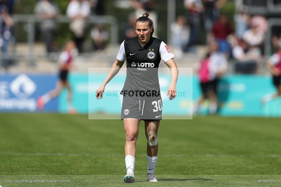 Carlotta Wamser, Stadion am Brentanobad, Frankfurt, 30.04.2023, sport, action, Fussball, DFB, 18. Spieltag, FLYERALARM Frauen-Bundesliga, TSG, SGE, TSG Hoffenheim, Eintracht Frankfurt - Bild-ID: 2363126 Carlotta Wamser, Stadion am Brentanobad, Frankfurt, 30.04.2023, sport, action, Fussball, DFB, 18. Spieltag, FLYERALARM Frauen-Bundesliga, TSG, SGE, TSG Hoffenheim, Eintracht Frankfurt - Bild-ID: 2363126
