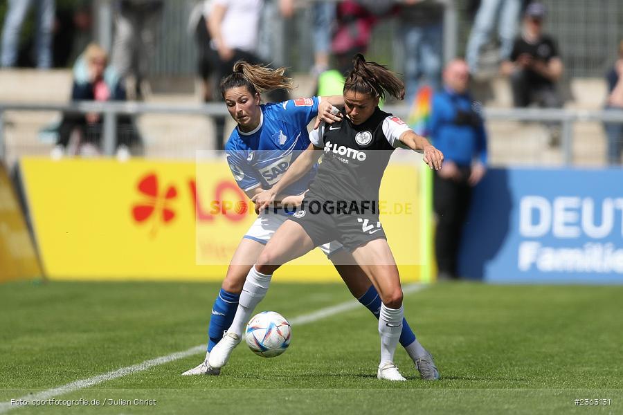 Laura Feiersinger, Stadion am Brentanobad, Frankfurt, 30.04.2023, sport, action, Fussball, DFB, 18. Spieltag, FLYERALARM Frauen-Bundesliga, TSG, SGE, TSG Hoffenheim, Eintracht Frankfurt - Bild-ID: 2363131