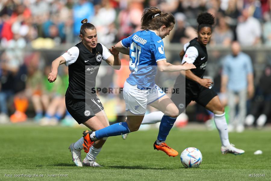 Carlotta Wamser, Stadion am Brentanobad, Frankfurt, 30.04.2023, sport, action, Fussball, DFB, 18. Spieltag, FLYERALARM Frauen-Bundesliga, TSG, SGE, TSG Hoffenheim, Eintracht Frankfurt - Bild-ID: 2363147