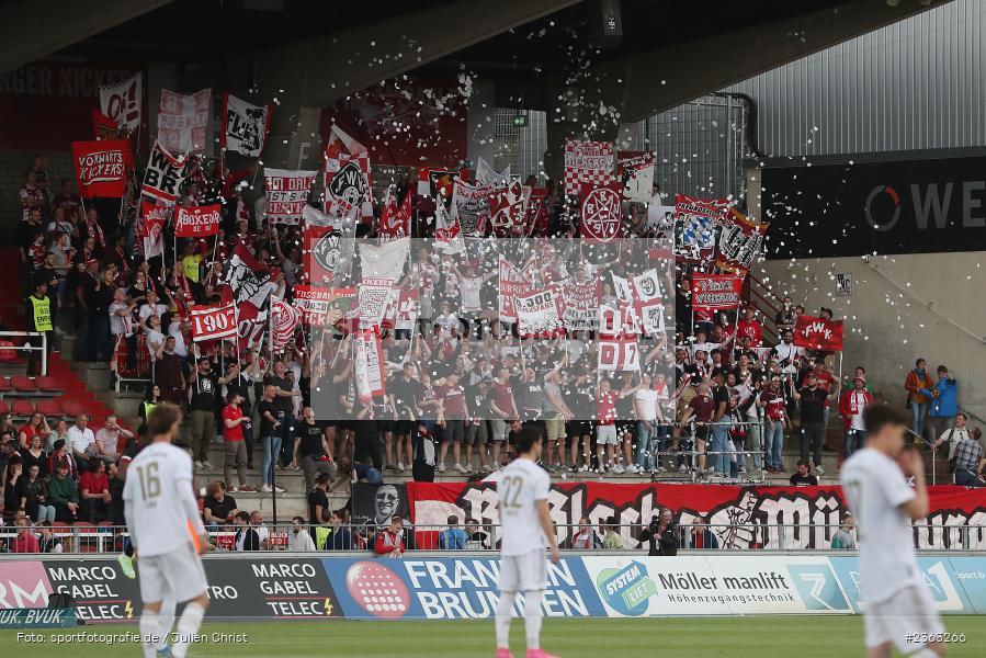 B-Block Würzburg, Fans, Choreo, Choreografie, FLYERALARM Arena, Würzburg, 05.05.2023, sport, action, Fussball, BFV, 35. Spieltag, Regionalliga Bayern, FCB, FWK, FC Bayern München II, FC Würzburger Kickers - Bild-ID: 2363266 B-Block Würzburg, Fans, Choreo, Choreografie, FLYERALARM Arena, Würzburg, 05.05.2023, sport, action, Fussball, BFV, 35. Spieltag, Regionalliga Bayern, FCB, FWK, FC Bayern München II, FC Würzburger Kickers - Bild-ID: 2363266