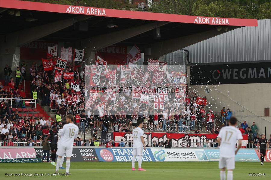 B-Block Würzburg, Fans, Choreo, Choreografie, FLYERALARM Arena, Würzburg, 05.05.2023, sport, action, Fussball, BFV, 35. Spieltag, Regionalliga Bayern, FCB, FWK, FC Bayern München II, FC Würzburger Kickers - Bild-ID: 2363268 B-Block Würzburg, Fans, Choreo, Choreografie, FLYERALARM Arena, Würzburg, 05.05.2023, sport, action, Fussball, BFV, 35. Spieltag, Regionalliga Bayern, FCB, FWK, FC Bayern München II, FC Würzburger Kickers - Bild-ID: 2363268