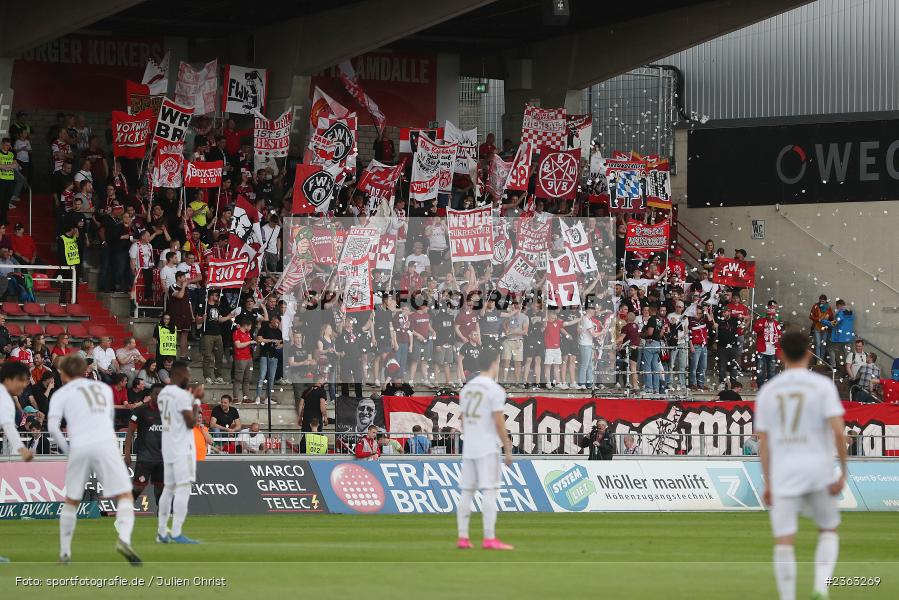 B-Block Würzburg, Fans, Choreo, Choreografie, FLYERALARM Arena, Würzburg, 05.05.2023, sport, action, Fussball, BFV, 35. Spieltag, Regionalliga Bayern, FCB, FWK, FC Bayern München II, FC Würzburger Kickers - Bild-ID: 2363269 B-Block Würzburg, Fans, Choreo, Choreografie, FLYERALARM Arena, Würzburg, 05.05.2023, sport, action, Fussball, BFV, 35. Spieltag, Regionalliga Bayern, FCB, FWK, FC Bayern München II, FC Würzburger Kickers - Bild-ID: 2363269