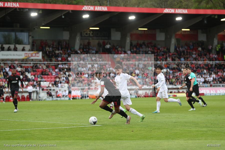 Fabrice Montcheu, FLYERALARM Arena, Würzburg, 05.05.2023, sport, action, Fussball, BFV, 35. Spieltag, Regionalliga Bayern, FCB, FWK, FC Bayern München II, FC Würzburger Kickers - Bild-ID: 2363281 Fabrice Montcheu, FLYERALARM Arena, Würzburg, 05.05.2023, sport, action, Fussball, BFV, 35. Spieltag, Regionalliga Bayern, FCB, FWK, FC Bayern München II, FC Würzburger Kickers - Bild-ID: 2363281
