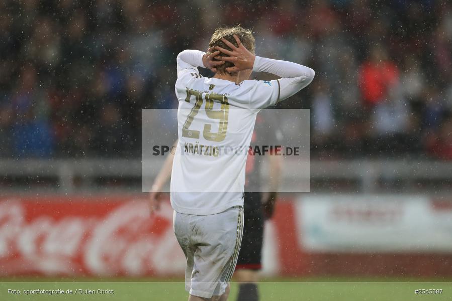 Frans Krätzig, FLYERALARM Arena, Würzburg, 05.05.2023, sport, action, Fussball, BFV, 35. Spieltag, Regionalliga Bayern, FCB, FWK, FC Bayern München II, FC Würzburger Kickers - Bild-ID: 2363387