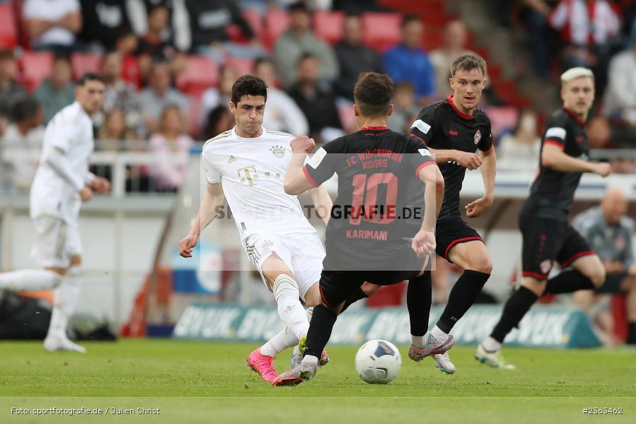 Grant-Leon Ranos, FLYERALARM Arena, Würzburg, 05.05.2023, sport, action, Fussball, BFV, 35. Spieltag, Regionalliga Bayern, FCB, FWK, FC Bayern München II, FC Würzburger Kickers - Bild-ID: 2363462
