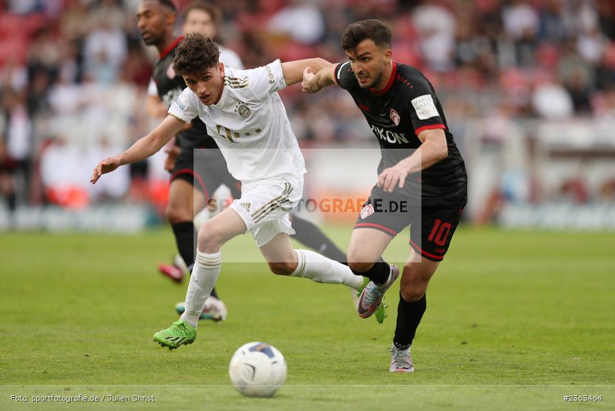 Younes Aitamer, FLYERALARM Arena, Würzburg, 05.05.2023, sport, action, Fussball, BFV, 35. Spieltag, Regionalliga Bayern, FCB, FWK, FC Bayern München II, FC Würzburger Kickers - Bild-ID: 2363464