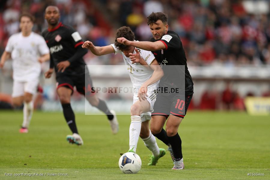 Younes Aitamer, FLYERALARM Arena, Würzburg, 05.05.2023, sport, action, Fussball, BFV, 35. Spieltag, Regionalliga Bayern, FCB, FWK, FC Bayern München II, FC Würzburger Kickers - Bild-ID: 2363466