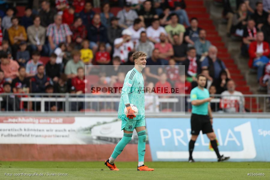 Johannes Schenk, FLYERALARM Arena, Würzburg, 05.05.2023, sport, action, Fussball, BFV, 35. Spieltag, Regionalliga Bayern, FCB, FWK, FC Bayern München II, FC Würzburger Kickers - Bild-ID: 2363486 Johannes Schenk, FLYERALARM Arena, Würzburg, 05.05.2023, sport, action, Fussball, BFV, 35. Spieltag, Regionalliga Bayern, FCB, FWK, FC Bayern München II, FC Würzburger Kickers - Bild-ID: 2363486