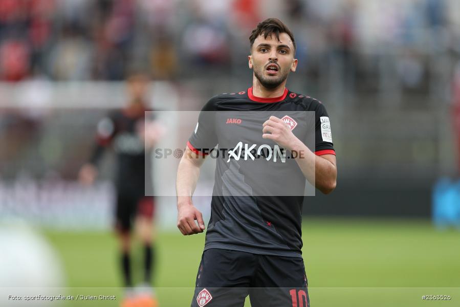 Dardan Karimani, FLYERALARM Arena, Würzburg, 05.05.2023, sport, action, Fussball, BFV, 35. Spieltag, Regionalliga Bayern, FCB, FWK, FC Bayern München II, FC Würzburger Kickers - Bild-ID: 2363526 Dardan Karimani, FLYERALARM Arena, Würzburg, 05.05.2023, sport, action, Fussball, BFV, 35. Spieltag, Regionalliga Bayern, FCB, FWK, FC Bayern München II, FC Würzburger Kickers - Bild-ID: 2363526