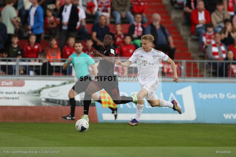 Frans Krätzig, FLYERALARM Arena, Würzburg, 05.05.2023, sport, action, Fussball, BFV, 35. Spieltag, Regionalliga Bayern, FCB, FWK, FC Bayern München II, FC Würzburger Kickers - Bild-ID: 2363543 Frans Krätzig, FLYERALARM Arena, Würzburg, 05.05.2023, sport, action, Fussball, BFV, 35. Spieltag, Regionalliga Bayern, FCB, FWK, FC Bayern München II, FC Würzburger Kickers - Bild-ID: 2363543