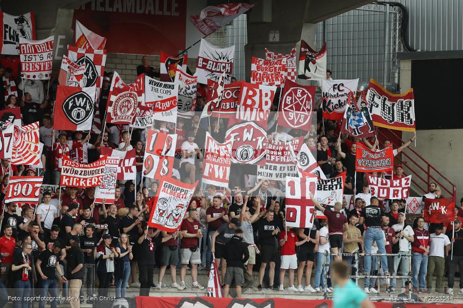 Banner, Fahnen, Fans, FLYERALARM Arena, Würzburg, 05.05.2023, sport, action, Fussball, BFV, 35. Spieltag, Regionalliga Bayern, FCB, FWK, FC Bayern München II, FC Würzburger Kickers - Bild-ID: 2363544