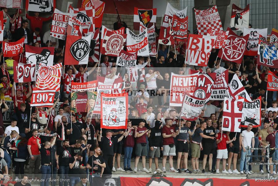 B-Block Würzburg, Stimmung, Banner, Transparent, Fahnen, Fans, FLYERALARM Arena, Würzburg, 05.05.2023, sport, action, Fussball, BFV, 35. Spieltag, Regionalliga Bayern, FCB, FWK, FC Bayern München II, FC Würzburger Kickers - Bild-ID: 2363547 B-Block Würzburg, Stimmung, Banner, Transparent, Fahnen, Fans, FLYERALARM Arena, Würzburg, 05.05.2023, sport, action, Fussball, BFV, 35. Spieltag, Regionalliga Bayern, FCB, FWK, FC Bayern München II, FC Würzburger Kickers - Bild-ID: 2363547