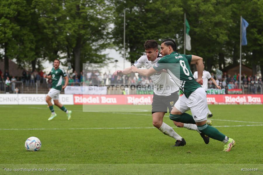 Malik Mc Lemore, Sachs-Stadion, Schweinfurt, 13.05.2023, sport, action, Fussball, BFV, 36. Spieltag, Regionalliga Bayern, DJK, FCS, DJK Vilzing, 1. FC Schweinfurt - Bild-ID: 2364439