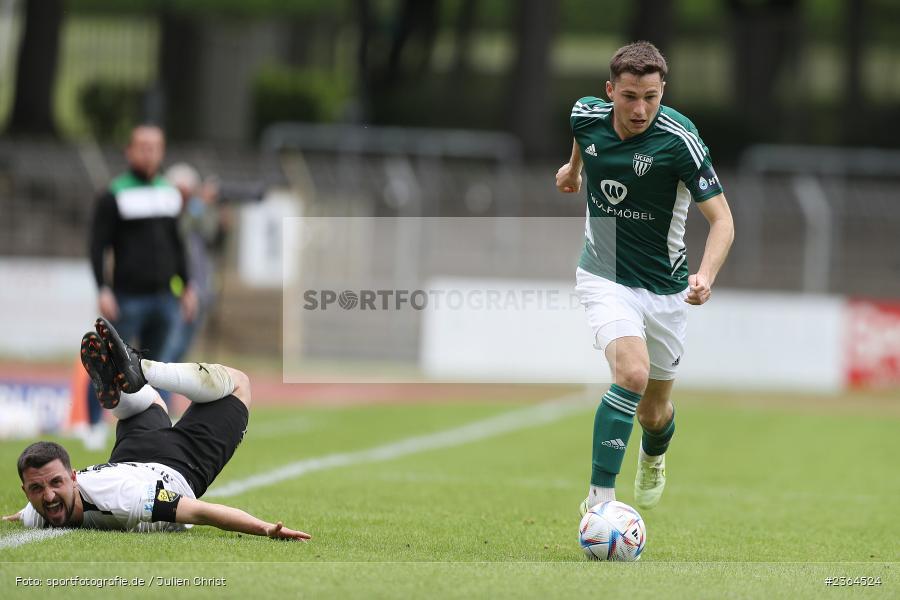 Tim Kraus, Sachs-Stadion, Schweinfurt, 13.05.2023, sport, action, Fussball, BFV, 36. Spieltag, Regionalliga Bayern, DJK, FCS, DJK Vilzing, 1. FC Schweinfurt - Bild-ID: 2364524
