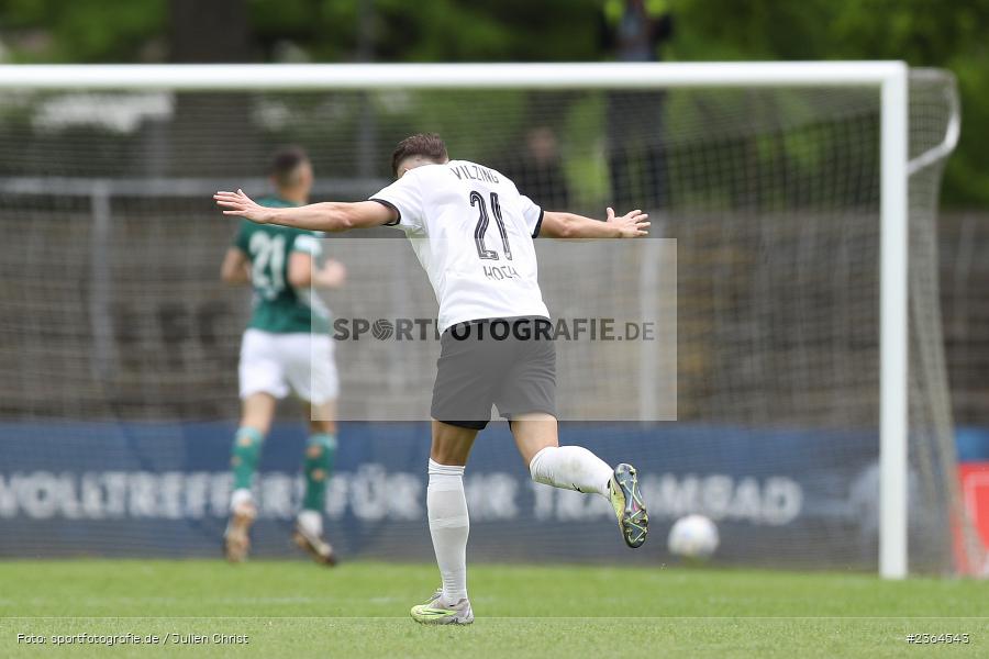 Tobias Hoch, Sachs-Stadion, Schweinfurt, 13.05.2023, sport, action, Fussball, BFV, 36. Spieltag, Regionalliga Bayern, DJK, FCS, DJK Vilzing, 1. FC Schweinfurt - Bild-ID: 2364543