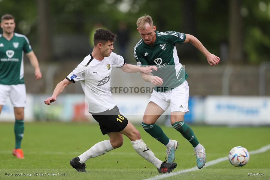 Benjamin Hadžić, Sachs-Stadion, Schweinfurt, 13.05.2023, sport, action, Fussball, BFV, 36. Spieltag, Regionalliga Bayern, DJK, FCS, DJK Vilzing, 1. FC Schweinfurt - Bild-ID: 2364573