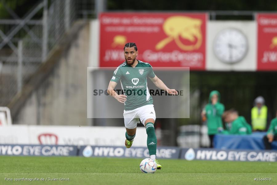 Malik Mc Lemore, Sachs-Stadion, Schweinfurt, 13.05.2023, sport, action, Fussball, BFV, 36. Spieltag, Regionalliga Bayern, DJK, FCS, DJK Vilzing, 1. FC Schweinfurt - Bild-ID: 2364576