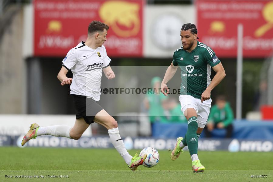 Malik Mc Lemore, Sachs-Stadion, Schweinfurt, 13.05.2023, sport, action, Fussball, BFV, 36. Spieltag, Regionalliga Bayern, DJK, FCS, DJK Vilzing, 1. FC Schweinfurt - Bild-ID: 2364577