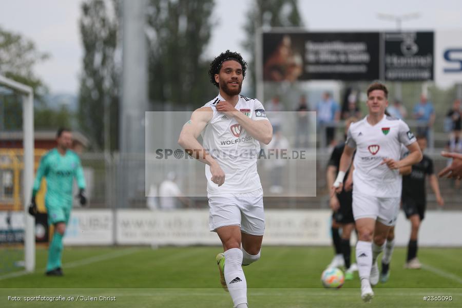 Malik Mc Lemore, Stadion am Schönbusch, Aschaffenburg, 20.05.2023, sport, action, Fussball, BFV, 37. Spieltag, Regionalliga Bayern, FCS, SVA, 1. FC Schweinfurt 05, SV Viktoria Aschaffenburg - Bild-ID: 2365090