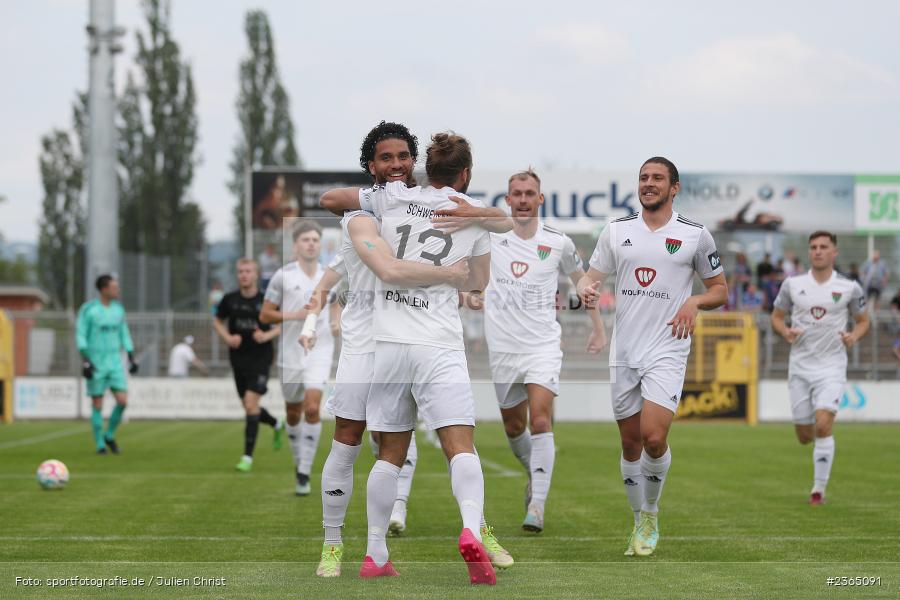 Malik Mc Lemore, Stadion am Schönbusch, Aschaffenburg, 20.05.2023, sport, action, Fussball, BFV, 37. Spieltag, Regionalliga Bayern, FCS, SVA, 1. FC Schweinfurt 05, SV Viktoria Aschaffenburg - Bild-ID: 2365091